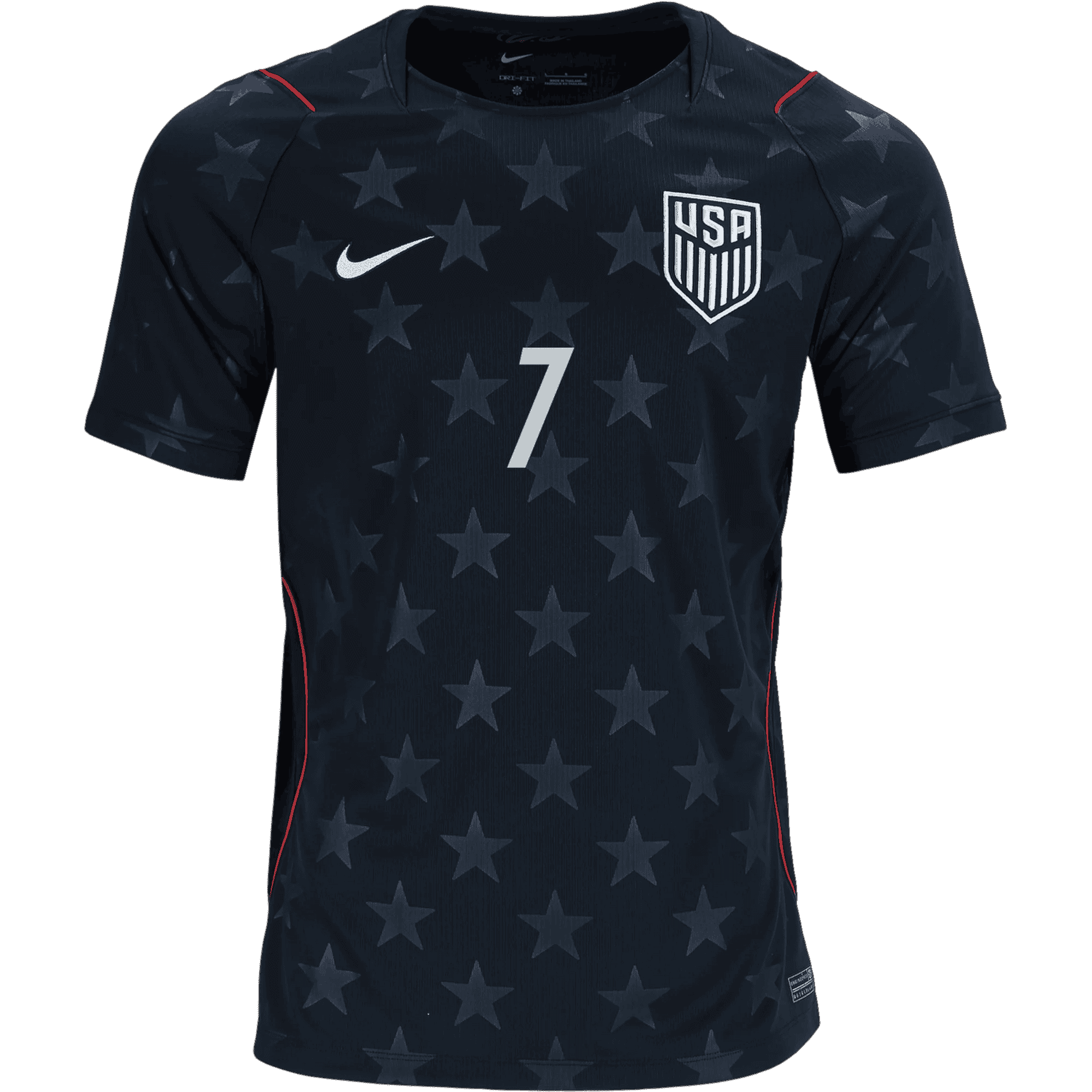 USA REYNA #7 Away World Cup 2026 Jersey Black Men's