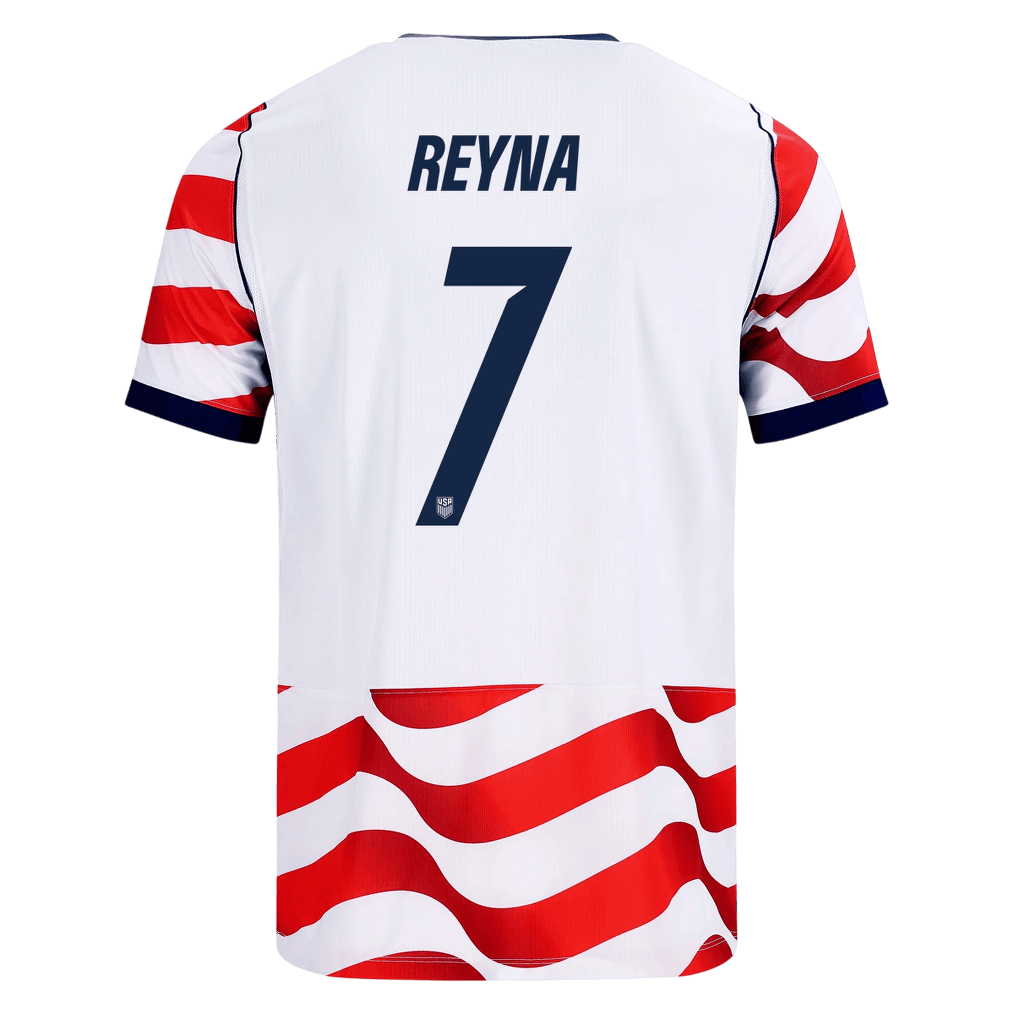 USA REYNA #7 Home World Cup 2026 Jersey Red & White Men's