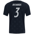 USA RICHARDS #3 Away World Cup 2026 Jersey Black Men's
