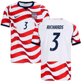 USA RICHARDS #3 Home World Cup 2026 Jersey Red & White Men's
