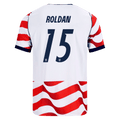 USA ROLDAN #15 Home World Cup 2026 Jersey Red & White Men's