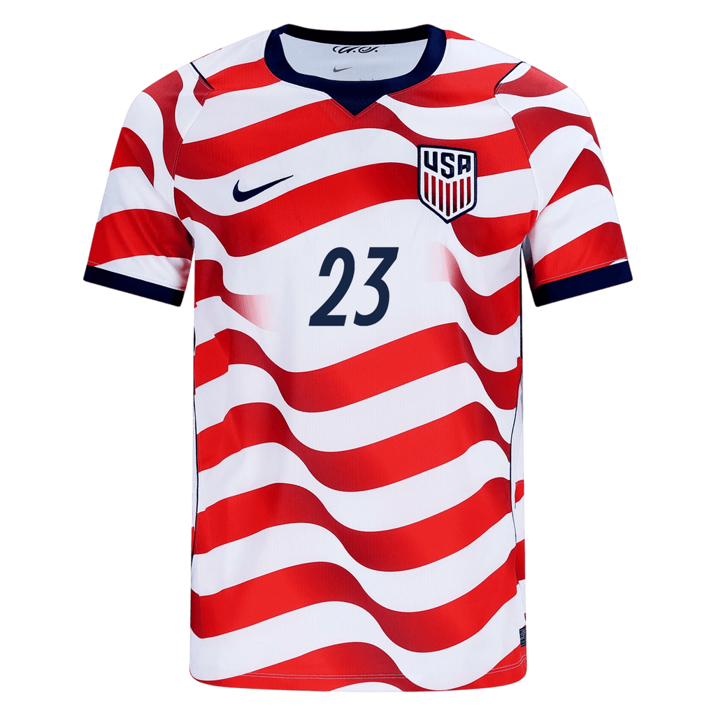 USA SCALLY #23 Home World Cup 2026 Jersey Red & White Men's