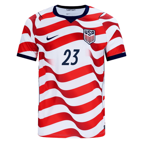 USA SCALLY #23 Home World Cup 2026 Jersey Red & White Men's