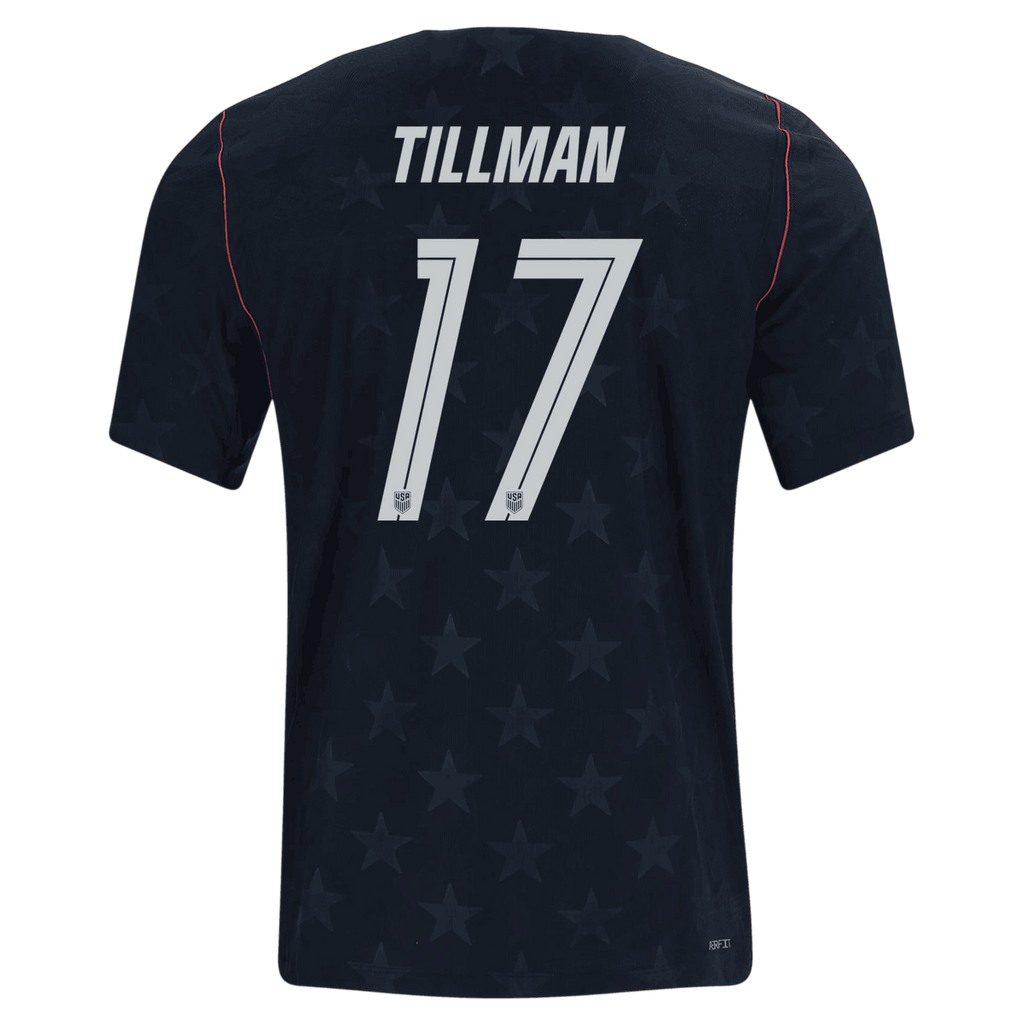USA TILLMAN #17 Away World Cup 2026 Jersey Black Men's