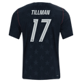 USA TILLMAN #17 Away World Cup 2026 Jersey Black Men's