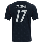 USA TILLMAN #17 Away World Cup 2026 Jersey Black Men's