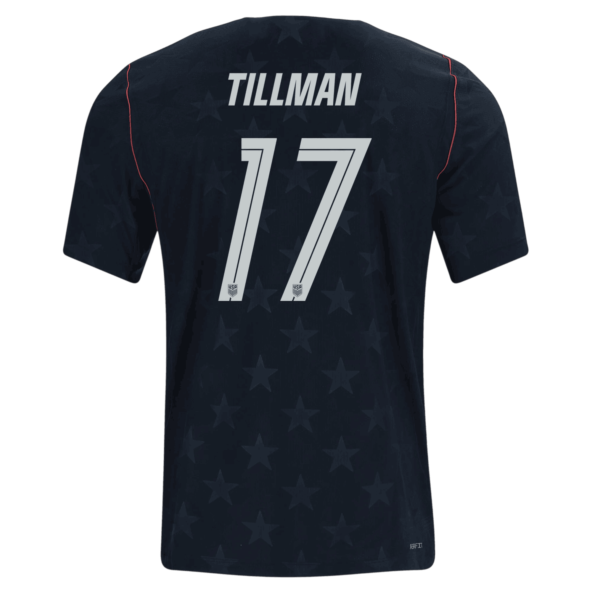 USA TILLMAN #17 Away World Cup 2026 Jersey Black Men's