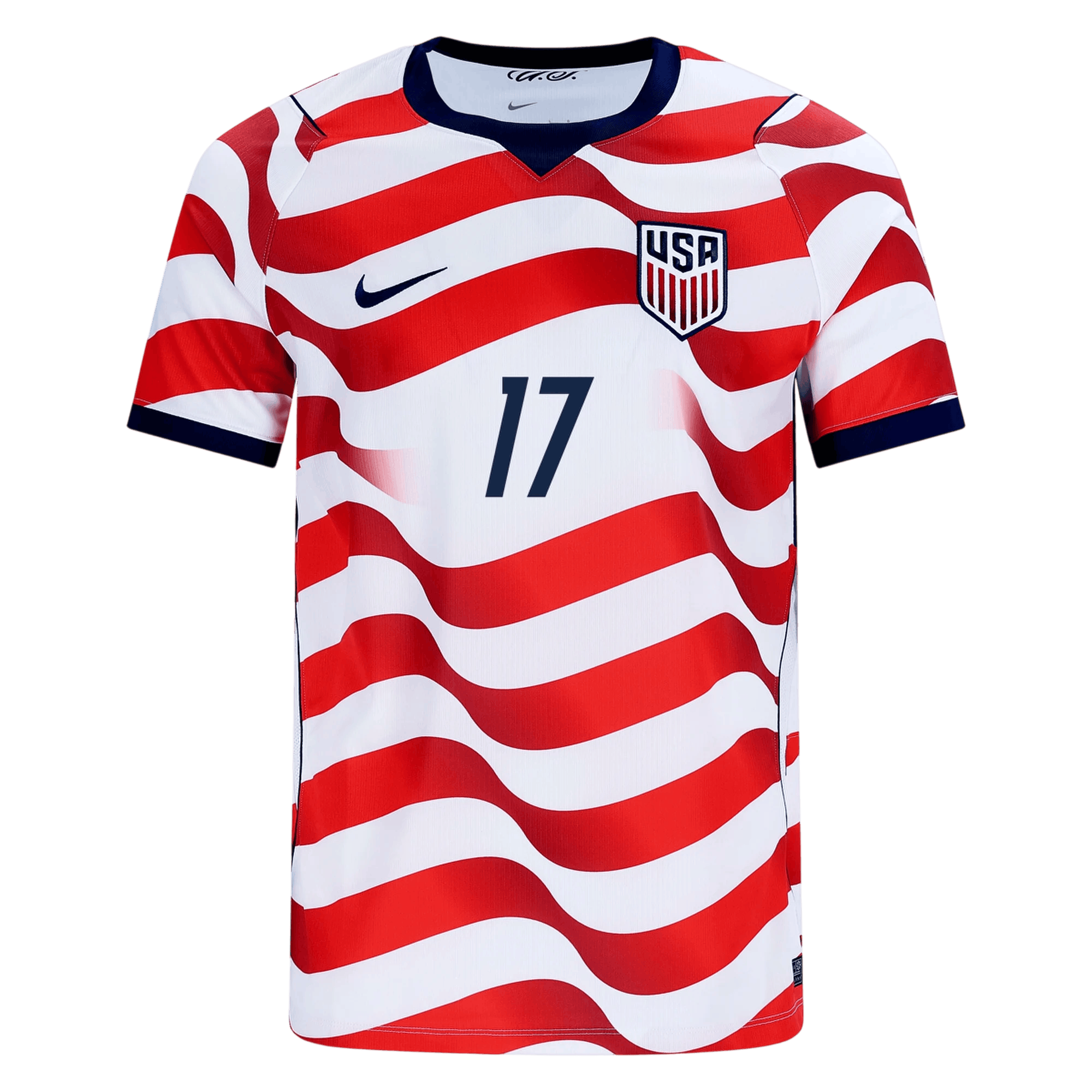 USA TILLMAN #17 Home World Cup 2026 Jersey Red & White Men's
