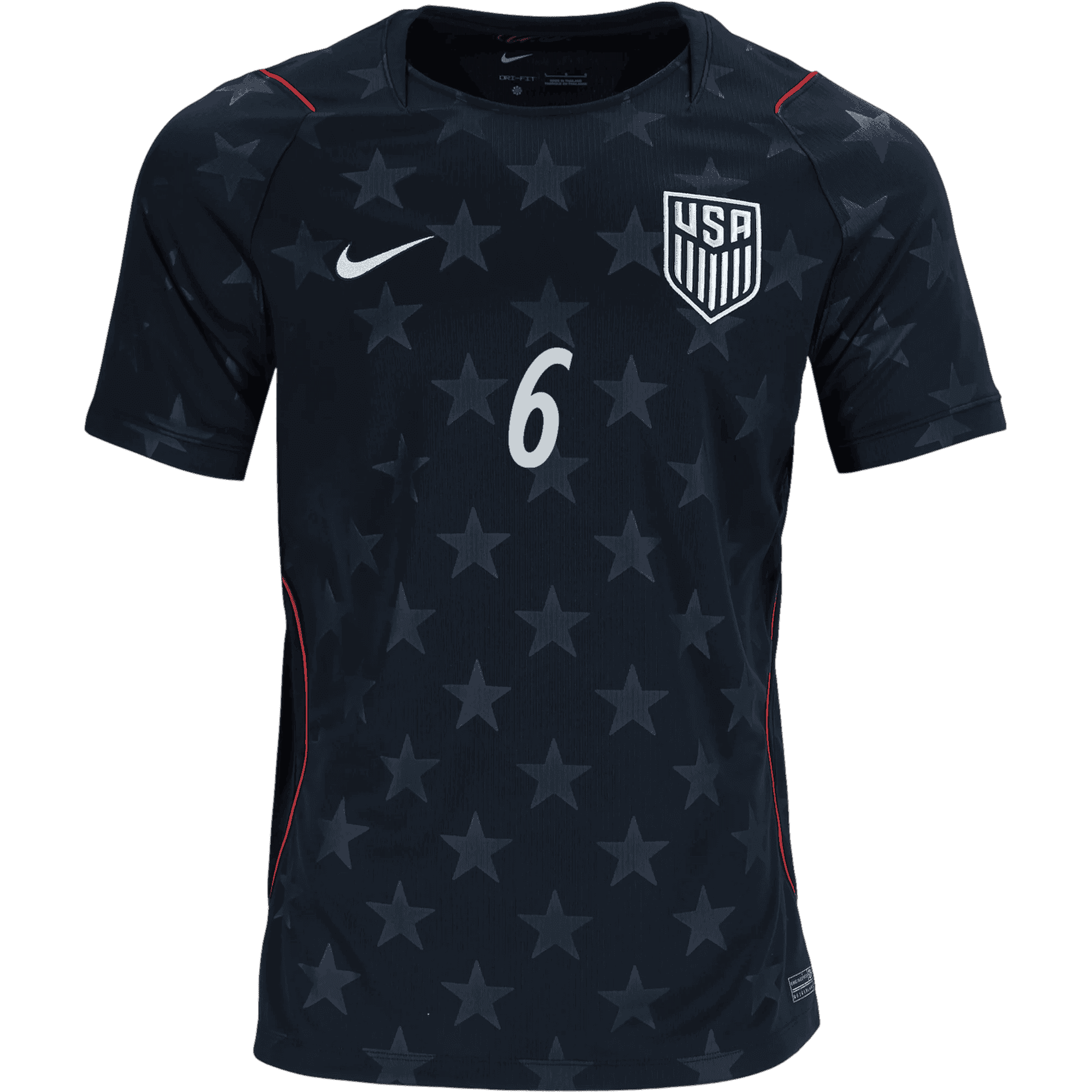 USA TRUSTY #6 Away World Cup 2026 Jersey Black Men's