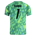 USA TURNER #1 World Cup 2026 Goalkeeper Jersey Green Men's