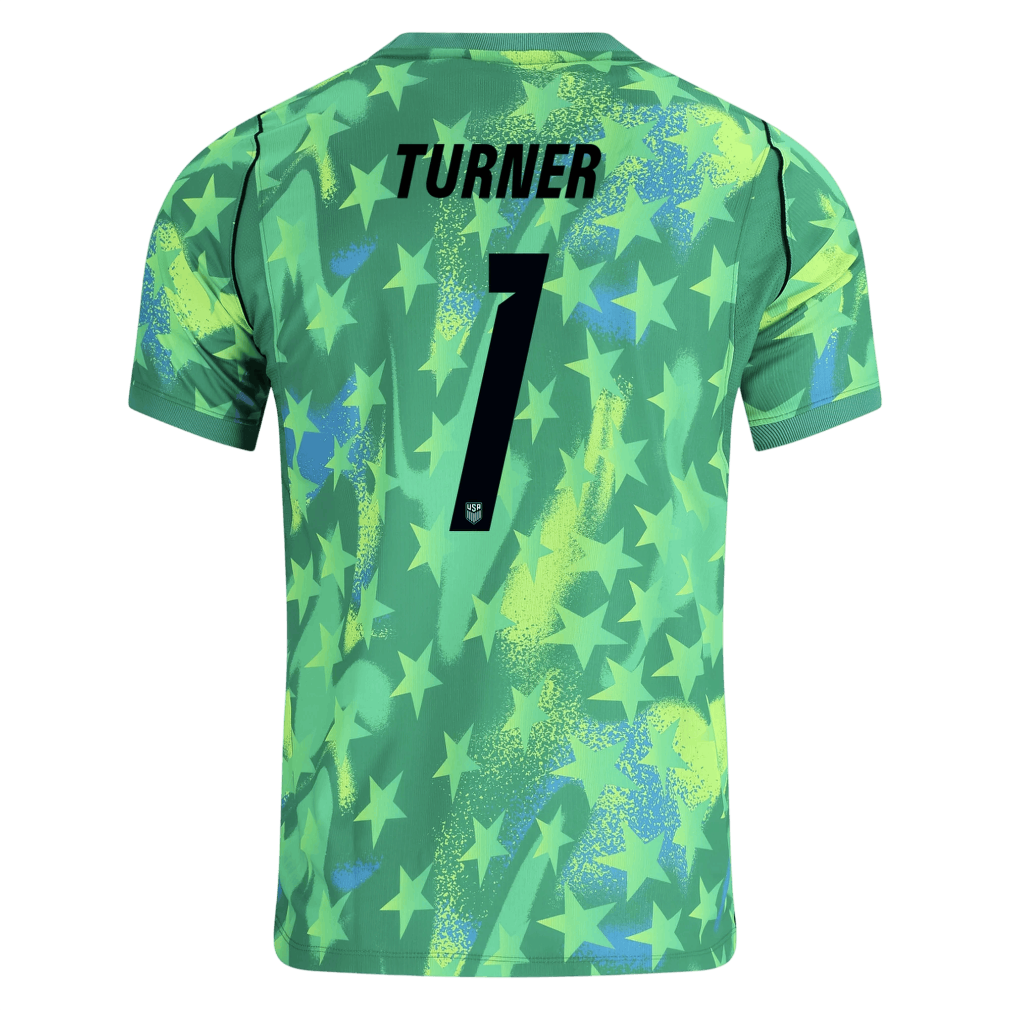 USA TURNER #1 World Cup 2026 Goalkeeper Jersey Green Men's