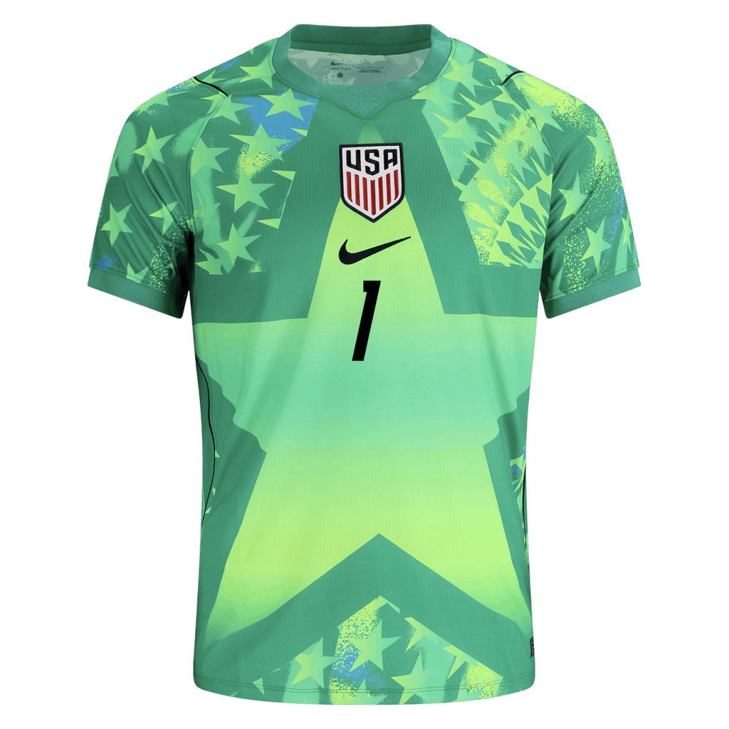 USA TURNER #1 World Cup 2026 Goalkeeper Jersey Green Men's