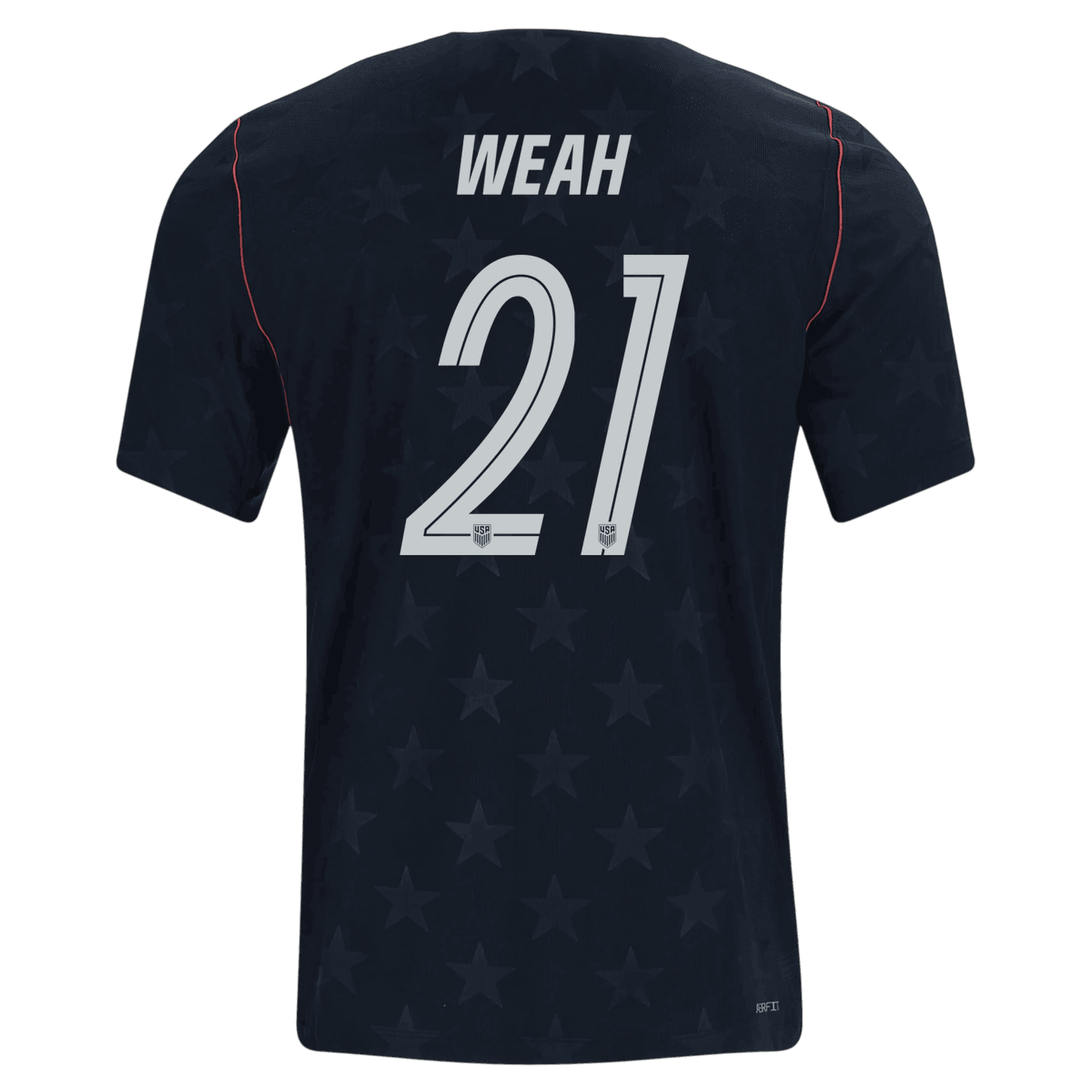 USA WEAH #21 Away World Cup 2026 Jersey Black Men's