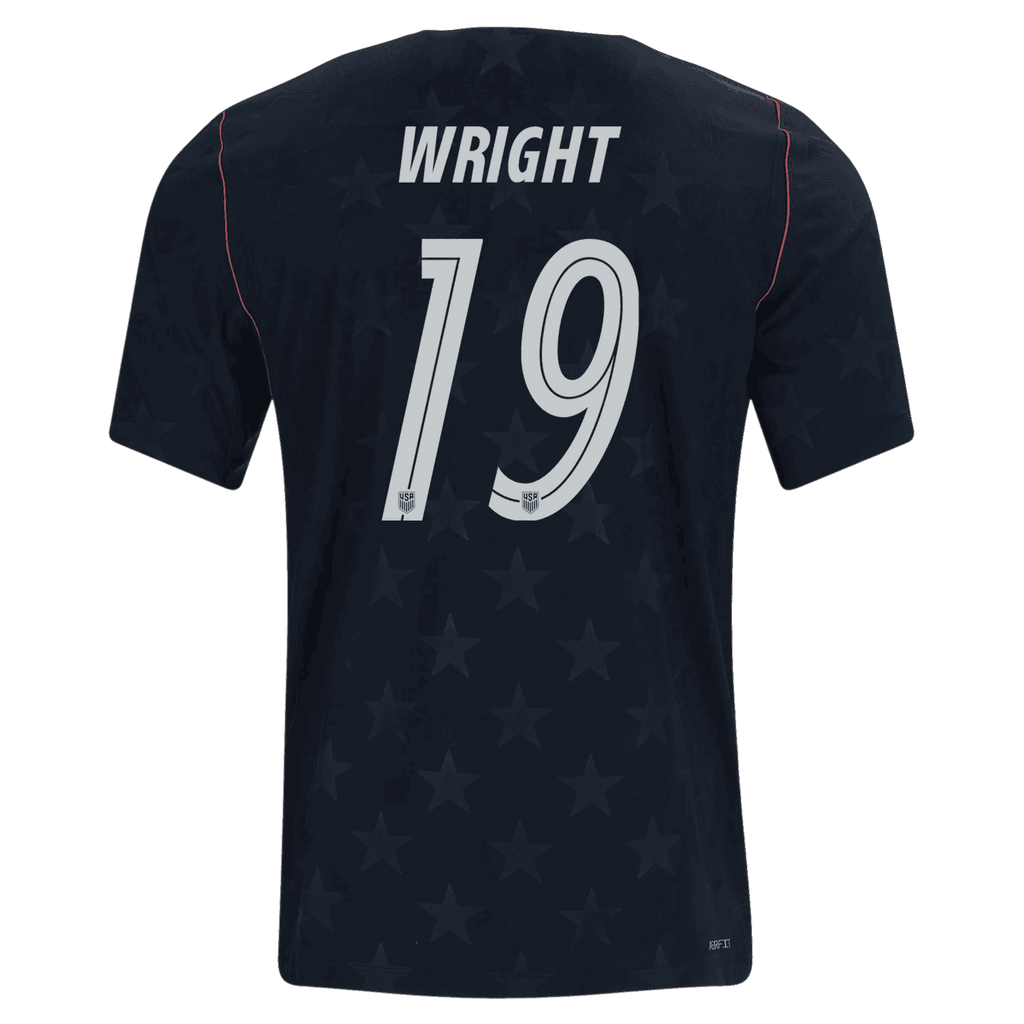 USA WRIGHT #19 Away World Cup 2026 Jersey Black Men's