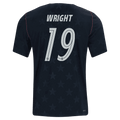 USA WRIGHT #19 Away World Cup 2026 Jersey Black Men's
