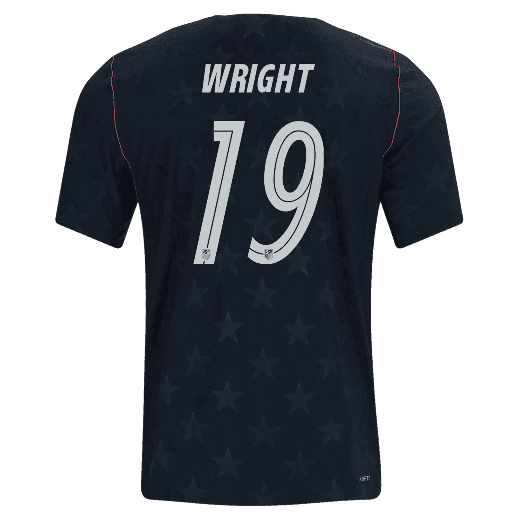 USA WRIGHT #19 Away World Cup 2026 Jersey Black Men's