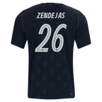 USA ZENDEJAS #26 Away World Cup 2026 Jersey Black Men's