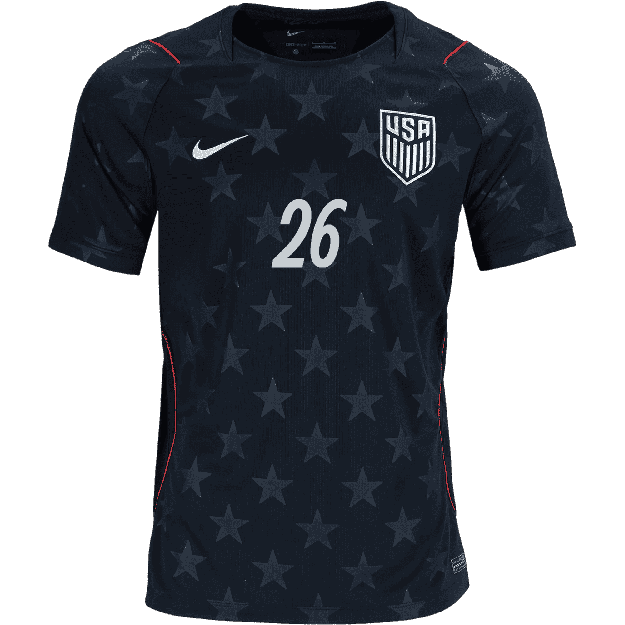 USA ZENDEJAS #26 Away World Cup 2026 Jersey Black Men's