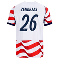 USA ZENDEJAS #26 Home World Cup 2026 Jersey Red & White Men's
