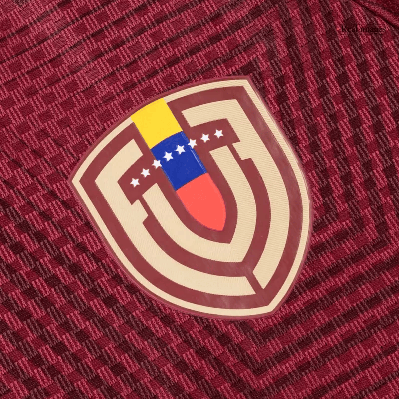 Venezuela Home 2026 Jersey Player's Version Dark Red Men's