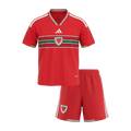 Wales Home World Cup 2026 Kit Red Kids