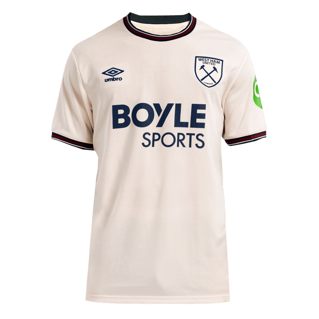 West Ham Away 2025/26 Jersey Beige Men's
