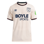 West Ham Away 2025/26 Jersey Beige Men's