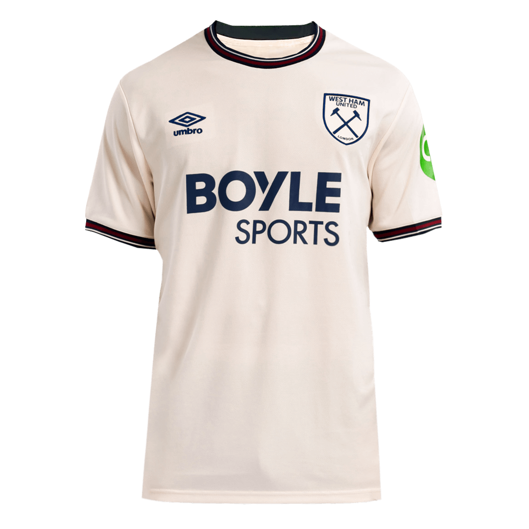 West Ham Away 2025/26 Jersey Beige Men's